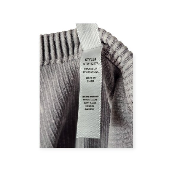 Zenana Washed Ribbed Tank L / XL Gray - Picture 4 of 6